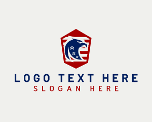 Election - Patriotic American Eagle logo design
