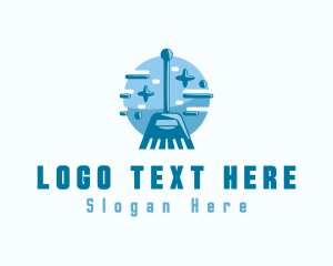 Broom - Sweep Cleaning Services logo design