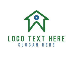 Land - House Real Estate Property logo design