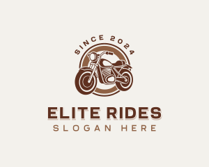 Transportation Motorcycle Ride logo design