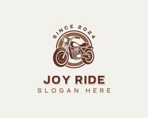 Transportation Motorcycle Ride logo design