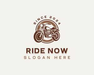 Transportation Motorcycle Ride logo design