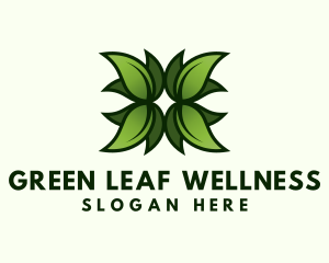 Green Garden Leaf logo design