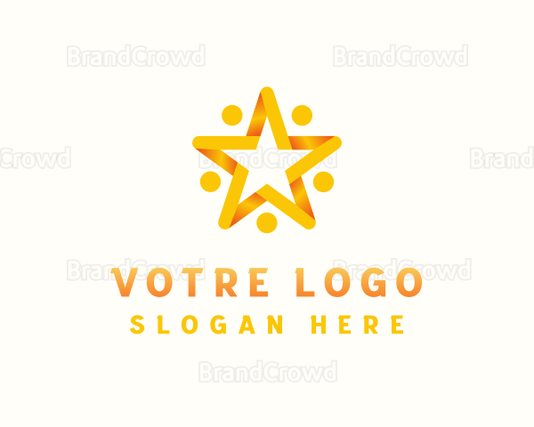 Community People Star Logo