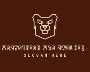 Angry Grizzly Bear logo design