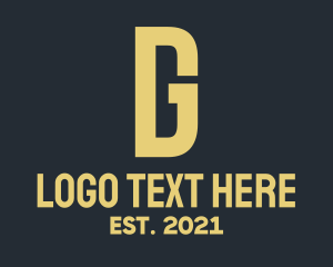 Modern - Modern Yellow DG logo design