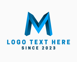 Establishment - Industrial Marketing Letter M logo design
