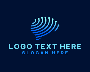 Technology - Digital Brain Network logo design