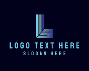 Letter L - Industrial Letter L Business logo design