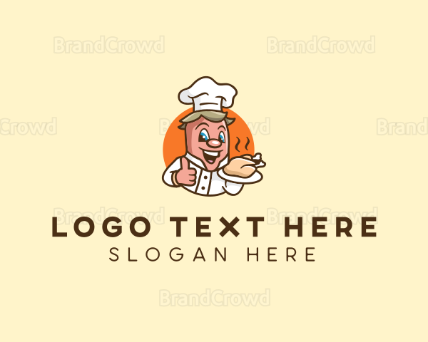 Chicken Sausage Chef Logo