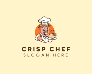 Chicken Sausage Chef logo design