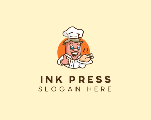 Restaurant - Chicken Sausage Chef logo design