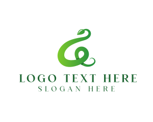Initial - Organic Leaf Vine Letter G logo design