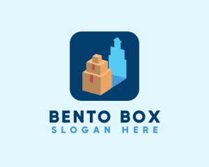 Package Box Delivery  logo design