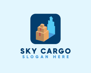 Package Box Delivery  logo design