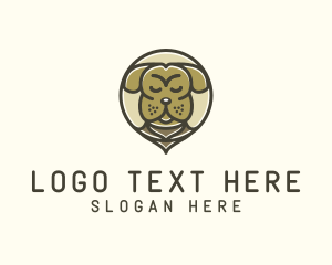 Veterinarian - Angry Bulldog Pet logo design