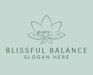 Lotus Massage Spa logo design