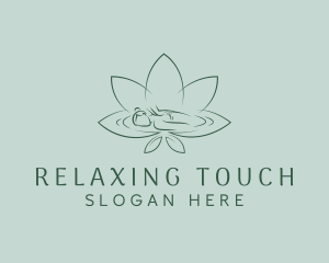 Massage - Lotus Massage Spa logo design