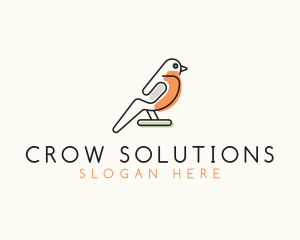 Colorful Toy Bird logo design