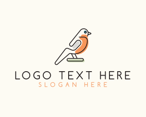 Toy - Colorful Toy Bird logo design