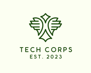 Corps - Air Force Wings logo design