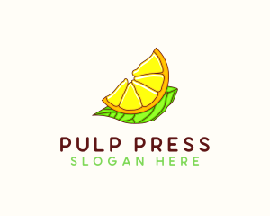 Pulp - Orange Pulp Citrus logo design