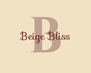 Beige - Neutral Elegant Brand logo design