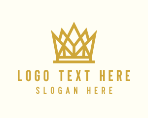 Enterprise - Golden King Crown logo design