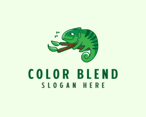 Chameleon - Wild Chameleon Branch logo design