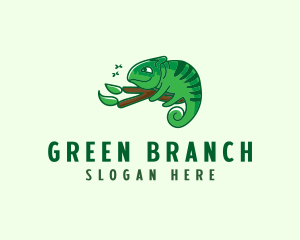 Branch - Wild Chameleon Branch logo design