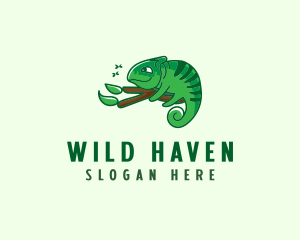 Wild Chameleon Branch logo design