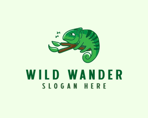 Wild Chameleon Branch logo design