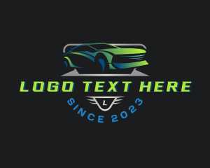 Engine - Racing Car Detailing logo design