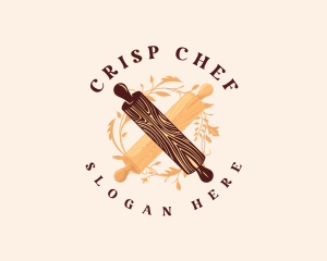 Baking Rolling Pin logo design