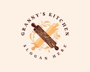 Baking Rolling Pin logo design