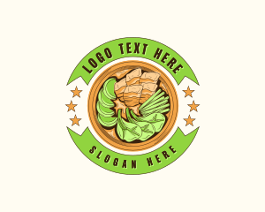 Badge - Asian Food Restaurant logo design