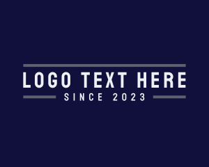 Text - Professional Business Company logo design
