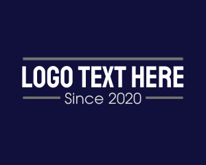Text - Professional Business Text logo design