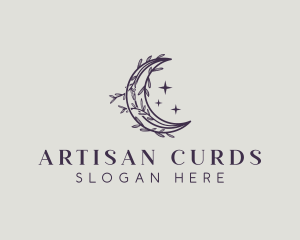 Artisanal Holistic Moon logo design