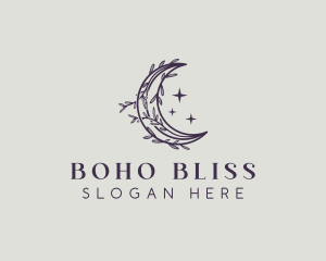 Artisanal Holistic Moon logo design