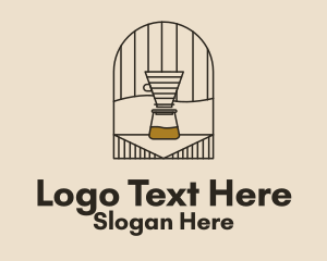 Drink - Pour Over Coffee Maker logo design