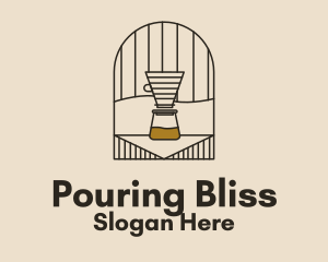 Pour Over Coffee Maker  logo design