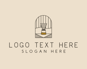 Filter - Pour Over Coffee Maker logo design