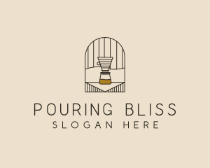 Pour Over Coffee Maker  logo design