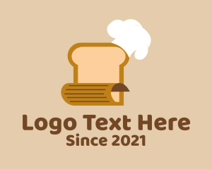 Paper - Bread Baker Recipe logo design