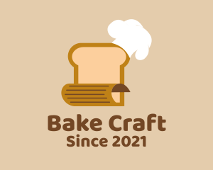 Bread Baker Recipe  logo design