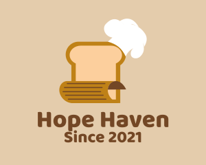 Pastry Shop - Bread Baker Recipe logo design