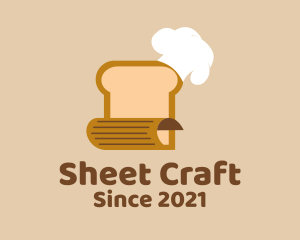 Sheet - Bread Baker Recipe logo design