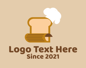 Toasted Bread - Bread Baker Recipe logo design