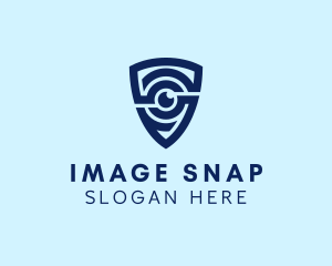 Capture - Shield Lens Security logo design